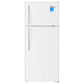 Premium Levella 4.4 ft³ White Energy-Saving Refrigerator-Freezer With Reversible Door and Adjustable Legs