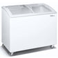 Premium Levella 5.9 ft³ White Showcase Freezer With Aluminum Front Frame