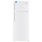 Premium Levella 7.3 ft³ White Refrigerator With Manual Defrost, 3 Spill-Proof Glass Shelves, and Energy Star Certification