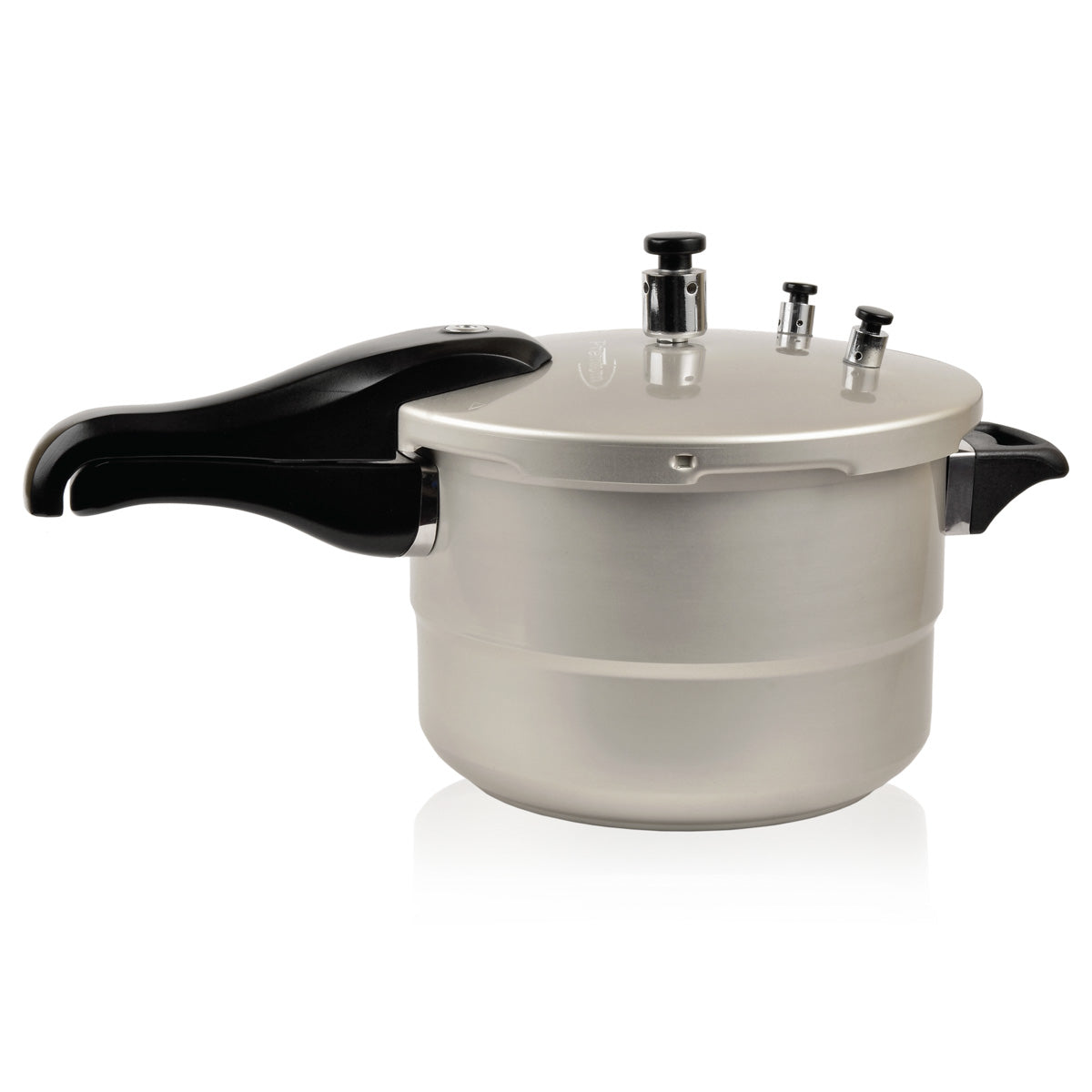Premium Levella 9.50 Qt Silver Pressure Cooker With Auto-lock Handles