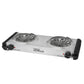 Premium Levella Double Electric Burner Deluxe With Stainless Steel Body and Metal Drip Pan