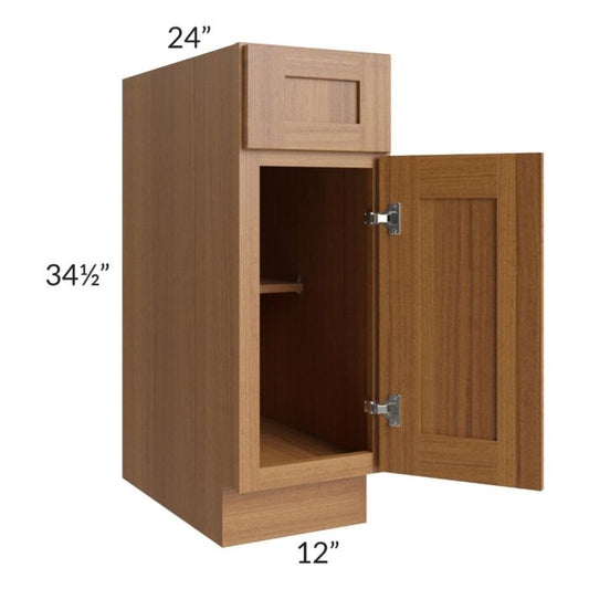 RTA Artisan Walnut Shaker 12" Base Cabinet
