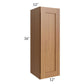 RTA Artisan Walnut Shaker 12" x 36" Wall Cabinet