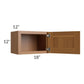 RTA Artisan Walnut Shaker 18" x 12" Wall Cabinet
