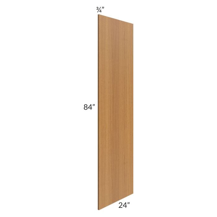 RTA Artisan Walnut Shaker 24" x 84" Refrigerator End Panel