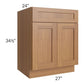 RTA Artisan Walnut Shaker 27" Sink Base Cabinet
