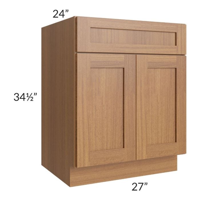 RTA Artisan Walnut Shaker 27" Sink Base Cabinet