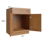 RTA Artisan Walnut Shaker 27" Sink Base Cabinet