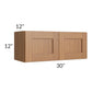 RTA Artisan Walnut Shaker 30" x 12" Wall Cabinet