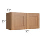 RTA Artisan Walnut Shaker 30" x 15" Wall Cabinet