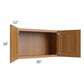 RTA Artisan Walnut Shaker 30" x 18" Wall Cabinet