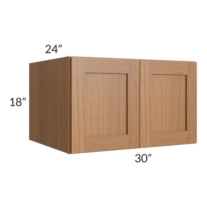 RTA Artisan Walnut Shaker 30" x 18" x 24" Wall Cabinet