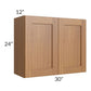 RTA Artisan Walnut Shaker 30" x 24" Wall Cabinet