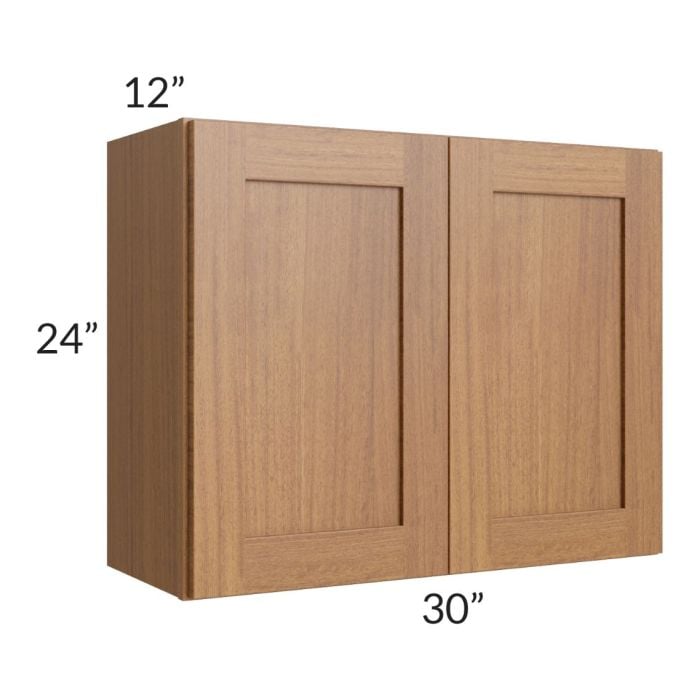 RTA Artisan Walnut Shaker 30" x 24" Wall Cabinet