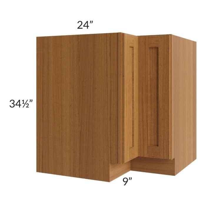 RTA Artisan Walnut Shaker 33" Lazy Susan Base Cabinet