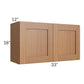 RTA Artisan Walnut Shaker 33" x 18" Wall Cabinet