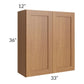 RTA Artisan Walnut Shaker 33" x 36" Wall Cabinet