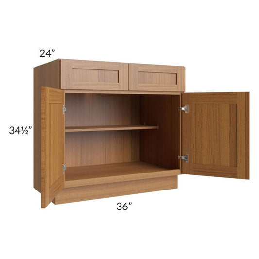 RTA Artisan Walnut Shaker 36" Base Cabinet