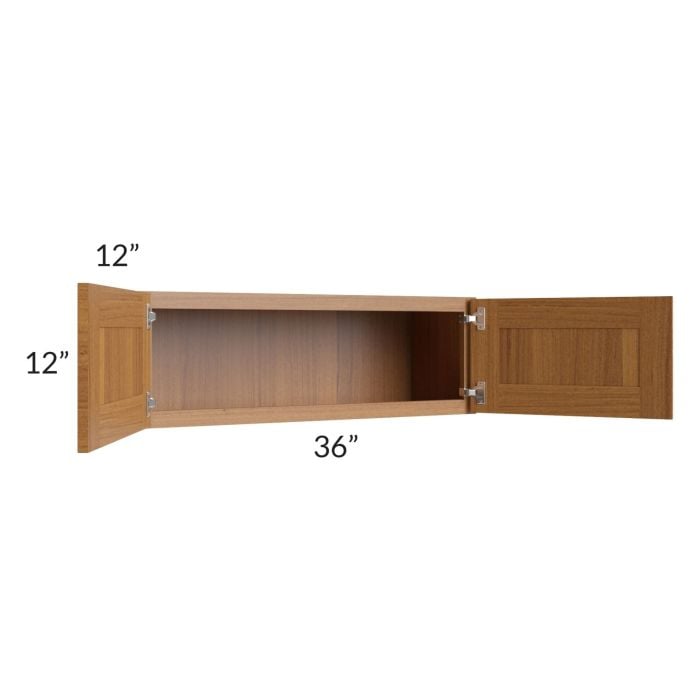 RTA Artisan Walnut Shaker 36" x 12" Wall Cabinet