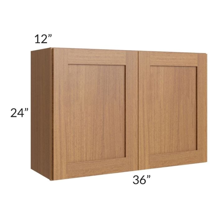 RTA Artisan Walnut Shaker 36" x 24" Wall Cabinet