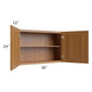 RTA Artisan Walnut Shaker 36" x 24" Wall Cabinet