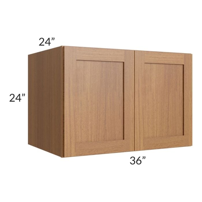 RTA Artisan Walnut Shaker 36" x 24" x 24" Wall Cabinet