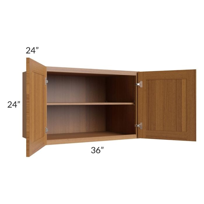 RTA Artisan Walnut Shaker 36" x 24" x 24" Wall Cabinet