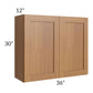 RTA Artisan Walnut Shaker 36" x 30" Wall Cabinet