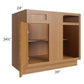 RTA Artisan Walnut Shaker 42"-45" Blind Base Corner Cabinet
