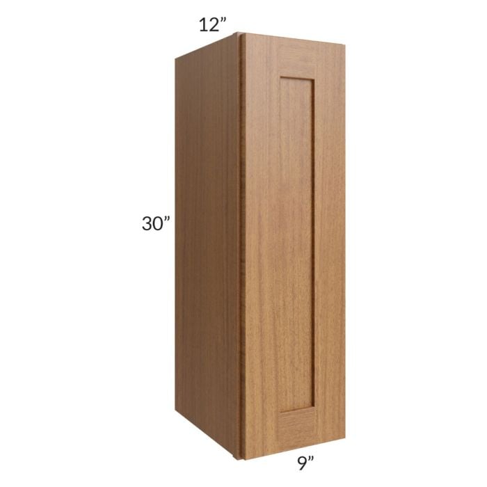 RTA Artisan Walnut Shaker 9" x 30" Wall Cabinet
