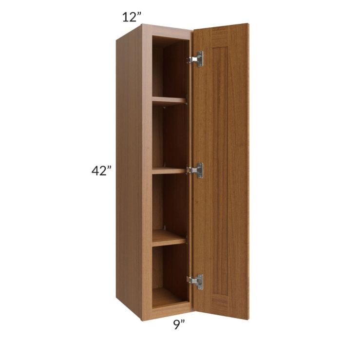 RTA Artisan Walnut Shaker 9" x 42" Wall Cabinet