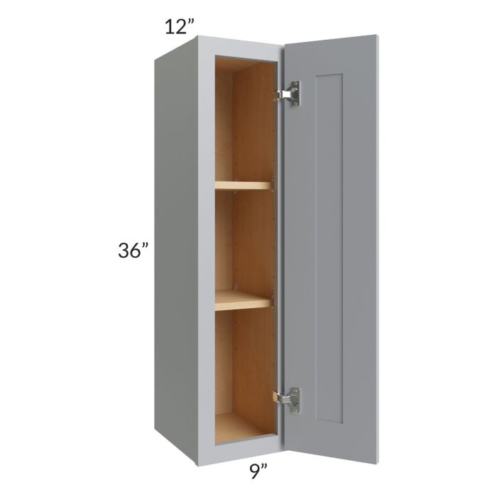 RTA Asheville Grey Shaker 09" x 36" Wall Cabinet