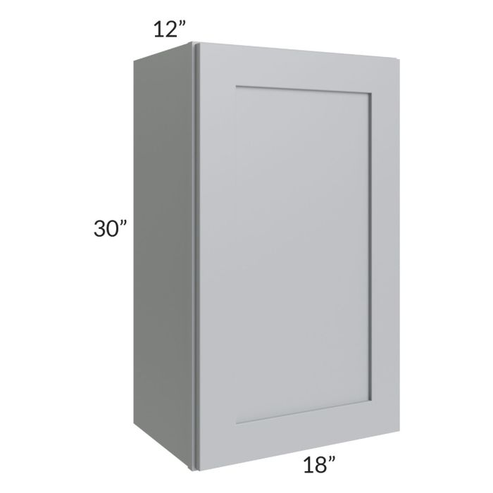 RTA Asheville Grey Shaker 18" x 30" Wall Cabinet