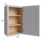 RTA Asheville Grey Shaker 18" x 30" Wall Cabinet