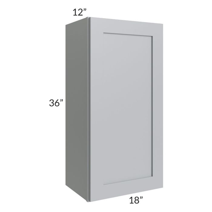 RTA Asheville Grey Shaker 18" x 36" Wall Cabinet