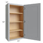 RTA Asheville Grey Shaker 21" x 42" Wall Cabinet