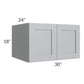RTA Asheville Grey Shaker 30" x 18" x 24" Wall Cabinet