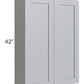 RTA Asheville Grey Shaker 30" x 42" Wall Cabinet