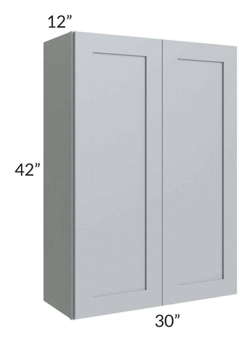 RTA Asheville Grey Shaker 30" x 42" Wall Cabinet
