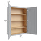 RTA Asheville Grey Shaker 30" x 42" Wall Cabinet