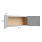 RTA Asheville Grey Shaker 33" x 15" Wall Cabinet