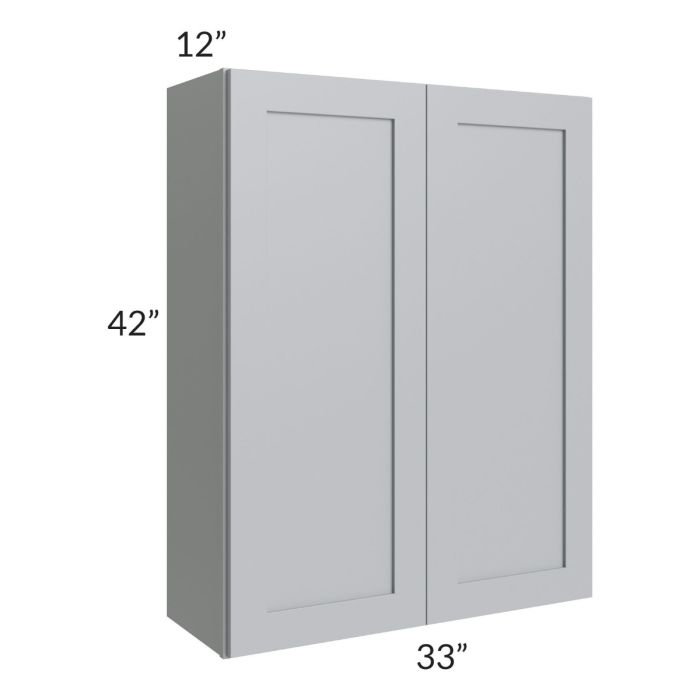 RTA Asheville Grey Shaker 33" x 42" Wall Cabinet