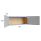 RTA Asheville Grey Shaker 36x15 Wall Cabinet