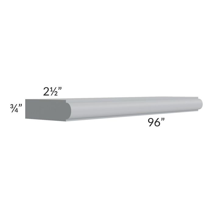 RTA Asheville Grey Shaker 8' Single Bead Molding