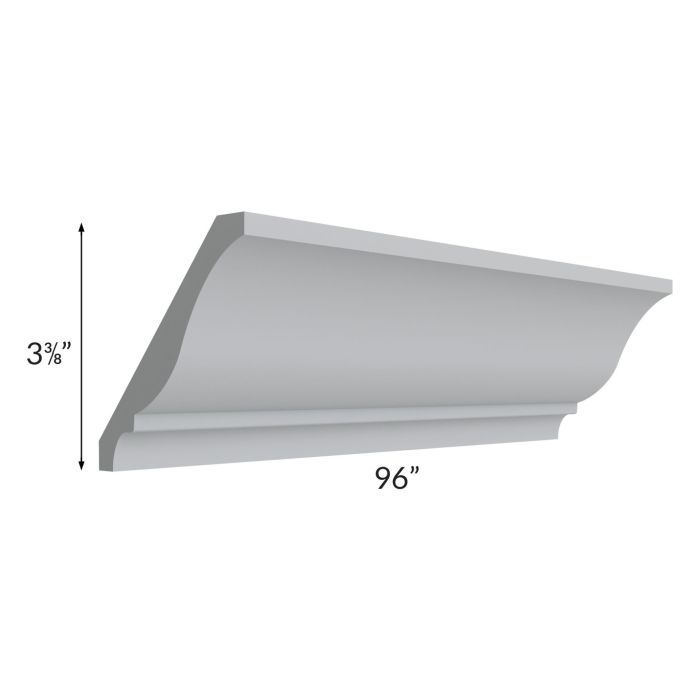 RTA Asheville Grey Shaker 8' Traditional Large Crown Molding