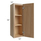 RTA Asheville Rift Oak Shaker 12" x 36" Wall Cabinet - Right Finished Side