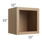 RTA Asheville Rift Oak Shaker 15" x 15" Wall Open Cabinet