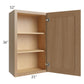RTA Asheville Rift Oak Shaker 21" x 36" Wall Cabinet with 1 Decorative End Panel