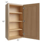 RTA Asheville Rift Oak Shaker 21" x 42" Wall Cabinet - Both Finished Sides