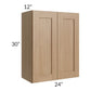 RTA Asheville Rift Oak Shaker 24" x 30" Wall Cabinet